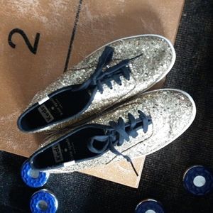Keds x Kate Spade New York Champion glitter shoe